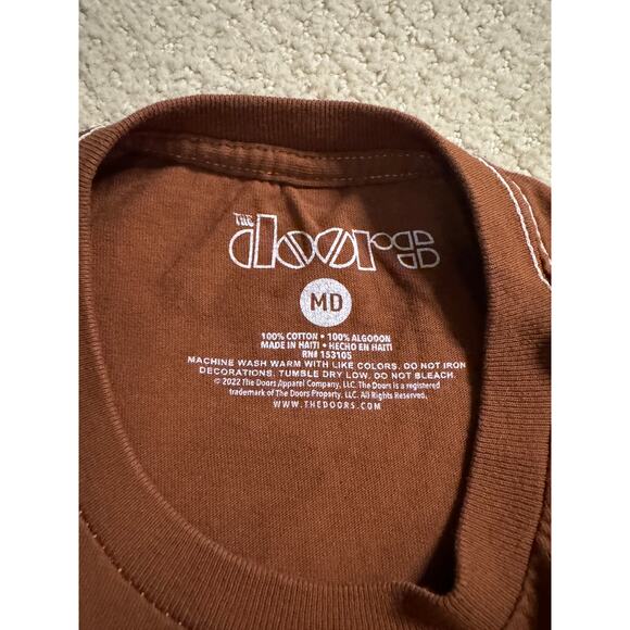 NWT Fashion Nova The Doors Destructed Brown Tee - Picture 4 of 4